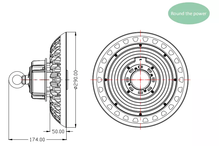 Microwave radar sensor Led High Bay Light