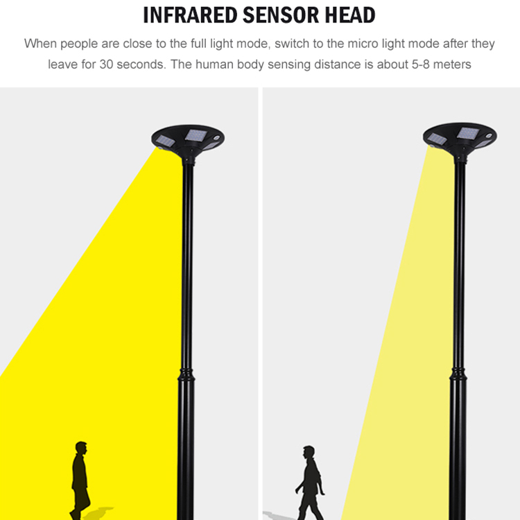 SS02B Motion Sensor Control UFO Solar Street Light