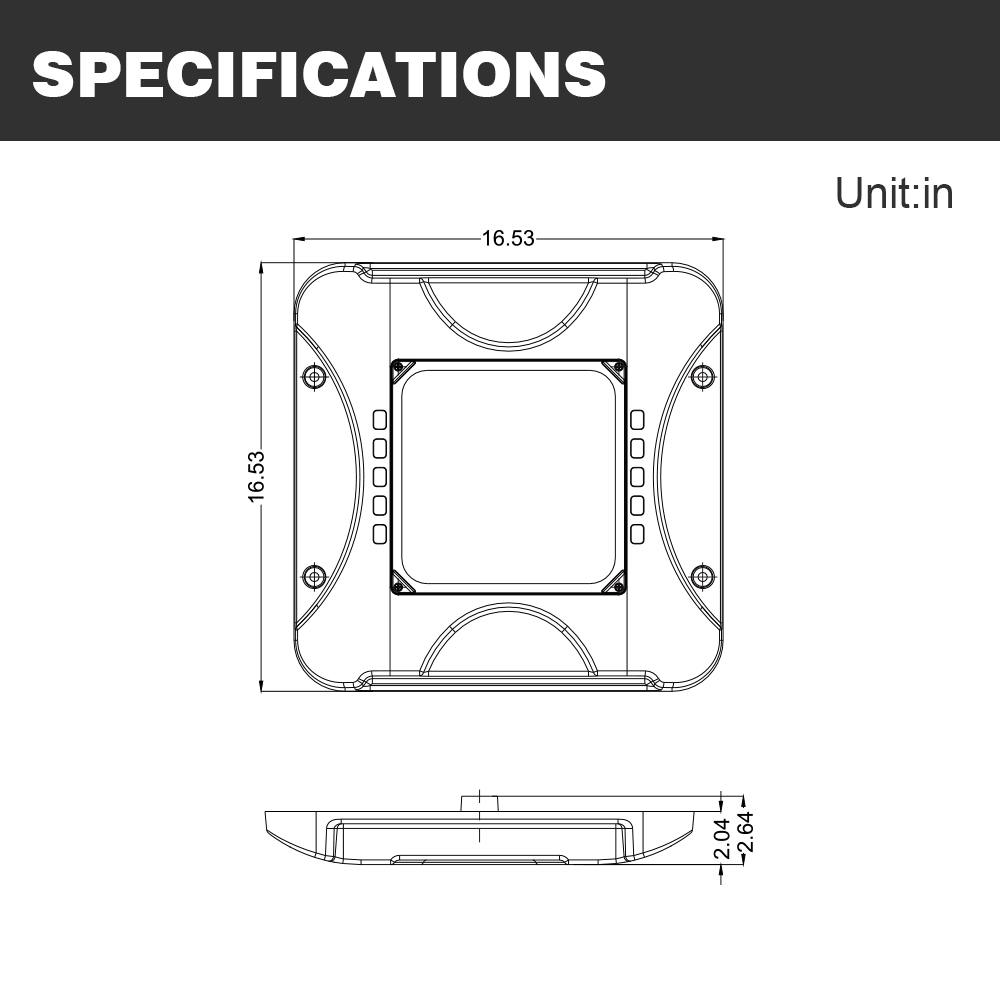 CPL01 LED canopy light