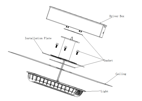 CPL01 LED canopy light