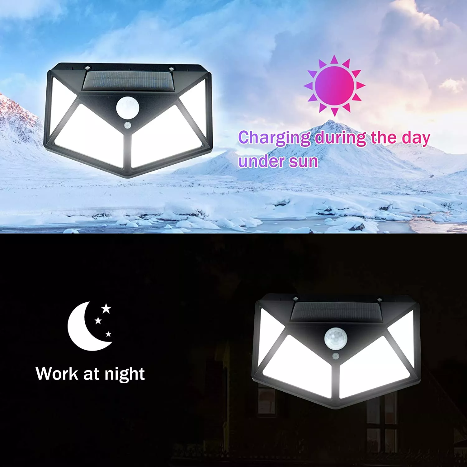 SW01 Solar Wall Light