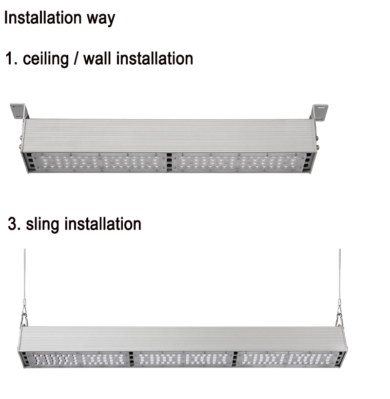 LLB02  IP65 Garage LED Linear High Bay Light