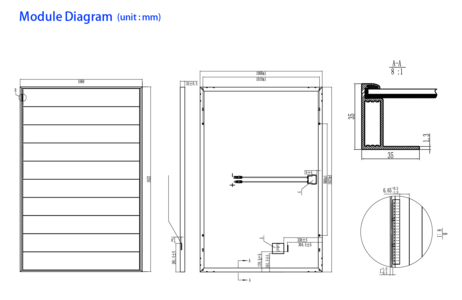 Solar Power Panels 350W-600W