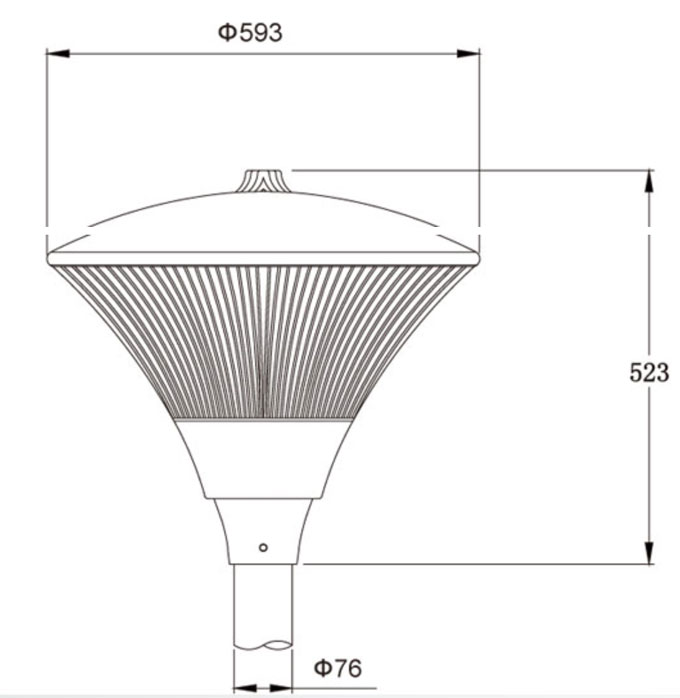 LGL LED Garden Pole Light