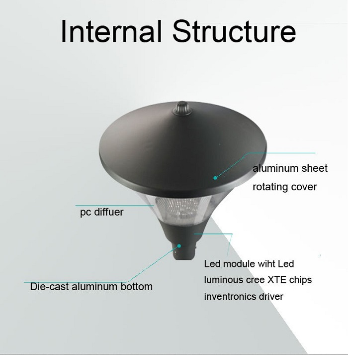 LGL LED Garden Pole Light