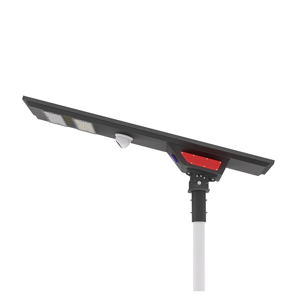 SS06 outdoor solar led street light LiFePO4 battery with camera CCTV