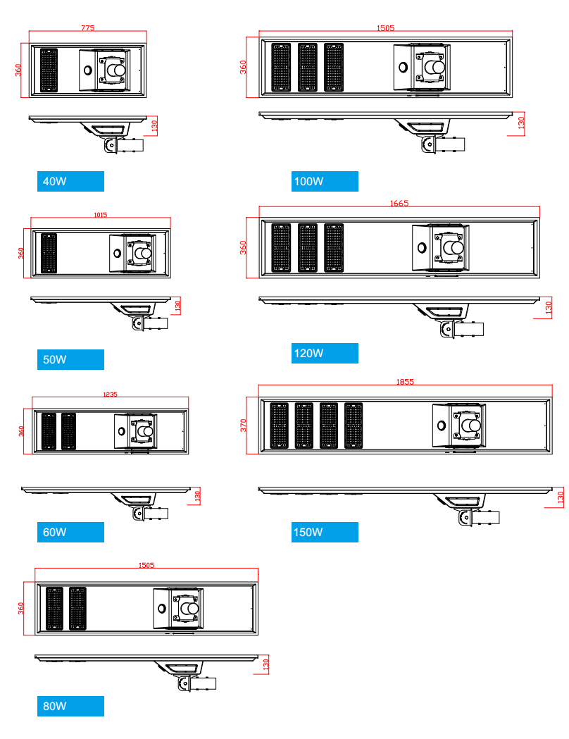 SS06 outdoor solar led street light LiFePO4 battery with camera CCTV