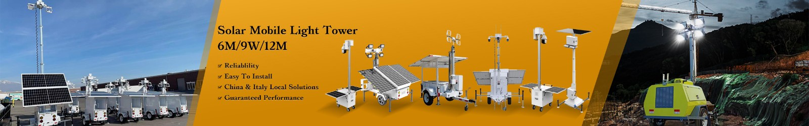 Telescopic Mast Automatic Electric Lifting Up 360 Rotation LED Mobile Light Tower For Rental Business